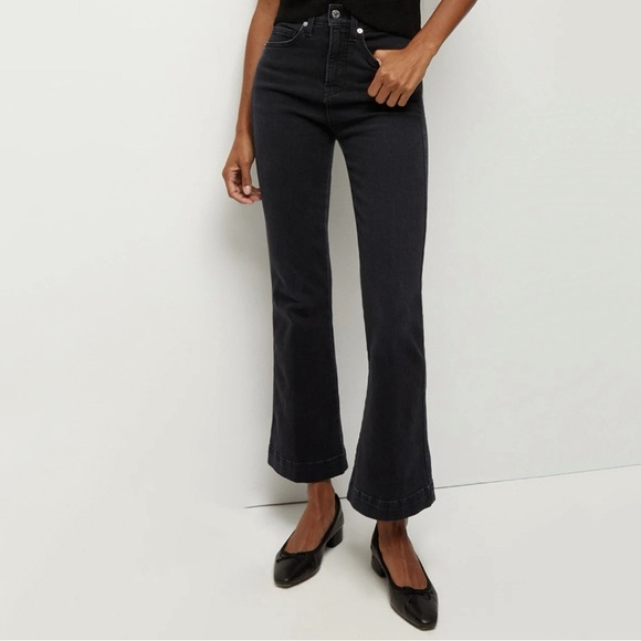 Veronica Beard Carson Kick-Flare Jean - Picture 1 of 9